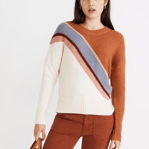 Striped Lyford Pullover Textured Yarn Sweater